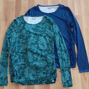 BUNDLE 2 NWOT Lands End Long Sleeve Active Top